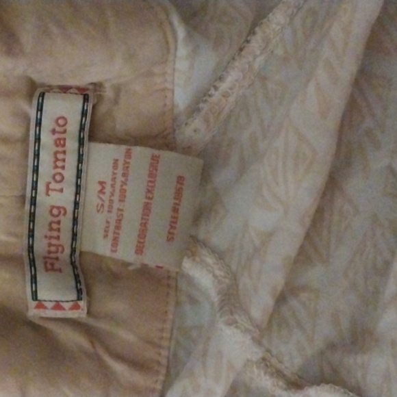 Flying Tomato Bohemian Floral Print Kimono Size S/M - Picture 7 of 8